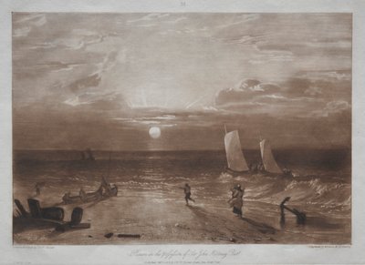 Studijní kniha: Mildmay Sea-piece od Joseph Mallord William Turner
