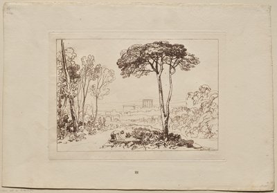 Kniha studií: Scéna na venkově od Joseph Mallord William Turner