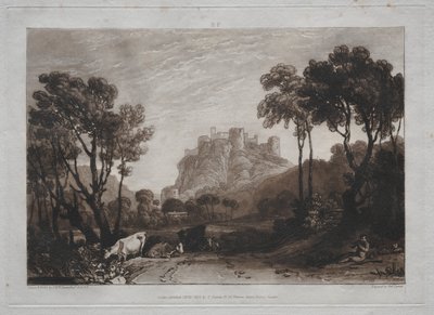 Liber Studiorum: Zámek nad loukami od Joseph Mallord William Turner