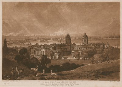 Londýn z Greenwiche; od Joseph Mallord William Turner