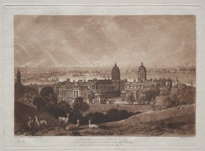 Londýn z Greenwiche. od Joseph Mallord William Turner