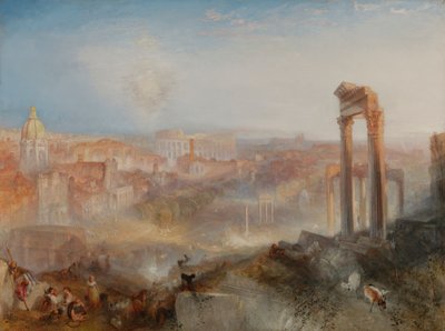 Moderní Řím, Campo Vaccino od Joseph Mallord William Turner