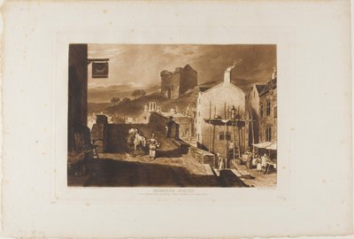 Morpeth, deska 21 z Knihy studií od Joseph Mallord William Turner