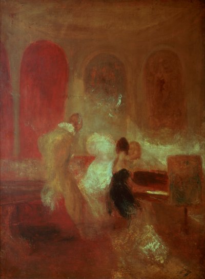Hudební večírek, hrad East Cowes, Isle of Wight, 1835 od Joseph Mallord William Turner