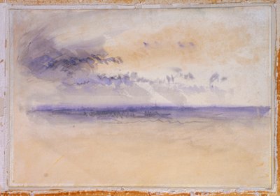 Off the Coast: Seascape and Clouds od Joseph Mallord William Turner