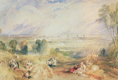 Oxford z North Hinksey (akvarel na papíře) od Joseph Mallord William Turner