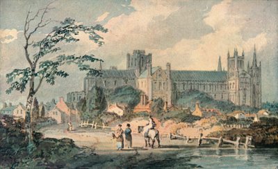 Katedrála Peterborough ze severu, 1909 od Joseph Mallord William Turner