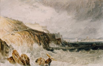Plymouthská citadela, vichřice, 1815 od Joseph Mallord William Turner
