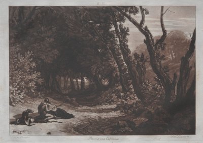 Procris a Cephalus od Joseph Mallord William Turner