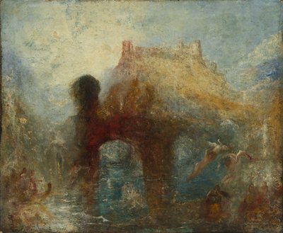 Jeskyně královny Mab od Joseph Mallord William Turner