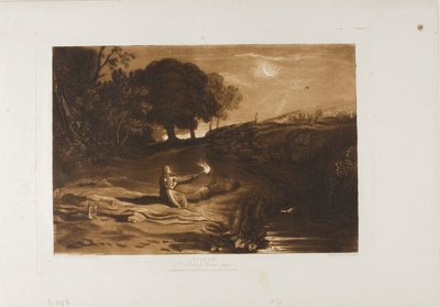 Rispah, deska 46 z Knihy studií od Joseph Mallord William Turner