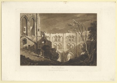 opatství Rievaulx od Joseph Mallord William Turner
