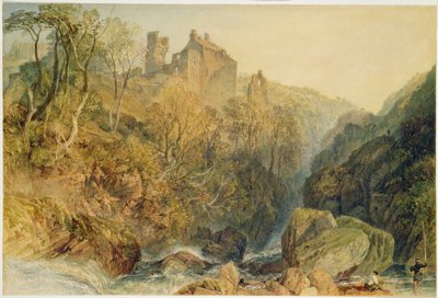 Hrad Rosslyn, Midlothian (akvarel a kvaš na papíře) od Joseph Mallord William Turner