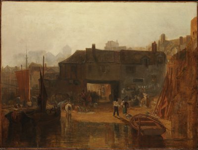 Saltash s vodním trajektem, Cornwall od Joseph Mallord William Turner