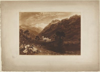 Scéna v Alpách od Joseph Mallord William Turner
