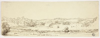 Scény na řece Kibble u Little Milton Hall, Lancashire od Joseph Mallord William Turner