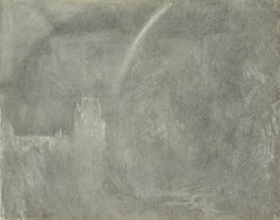 Zámek Eltz (křída na papíře) od Joseph Mallord William Turner