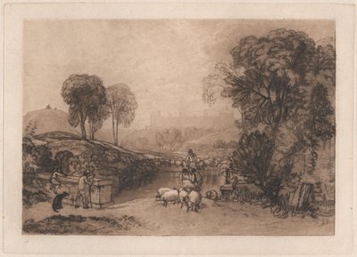 Mytí ovcí, Windsor od Joseph Mallord William Turner