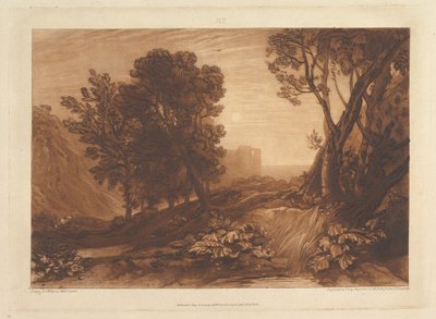 Samota aneb The Reading Magdalen Liber Studiorum, část XI, deska 53, 12. května 1814. od Joseph Mallord William Turner