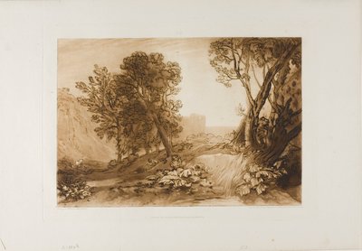Samota, deska 53 z Knihy studií od Joseph Mallord William Turner