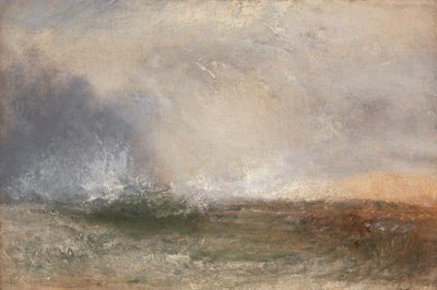 Bouřlivé moře na pobřeží od Joseph Mallord William Turner