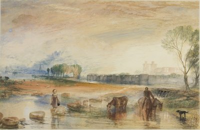 Západ slunce a východ měsíce od Joseph Mallord William Turner