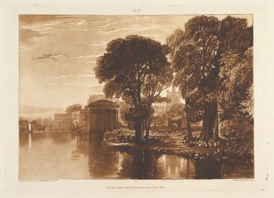The Alcove, Isleworth Liber Studiorum, část XIII, deska 63, 1. ledna 1819. od Joseph Mallord William Turner