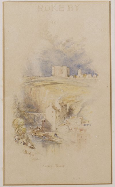 The Bowes Tower, c.1833 od Joseph Mallord William Turner