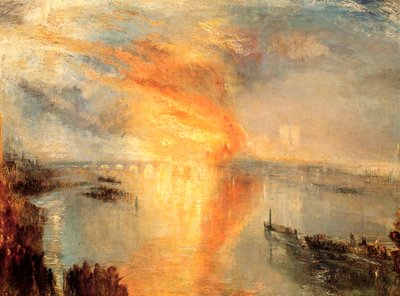 Spálení parlamentních budov, 1834. od Joseph Mallord William Turner