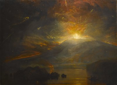 Erupce pohoří Soufriere na ostrově Svatý Vincent, 30. dubna 1812, 1815 od Joseph Mallord William Turner
