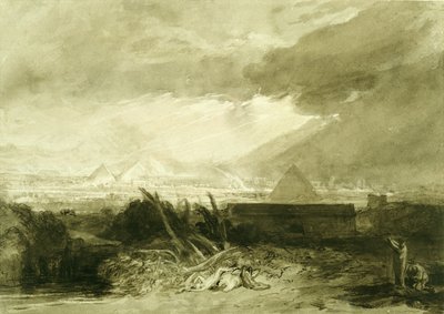 Pátá egyptská rána od Joseph Mallord William Turner