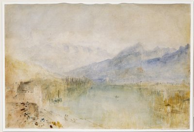 Jezero Thun, kolem roku 1844 od Joseph Mallord William Turner