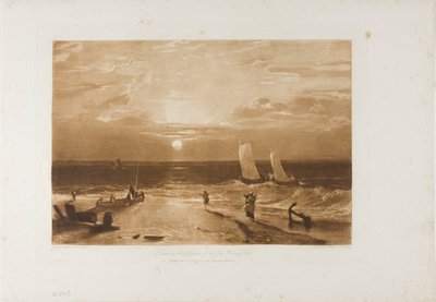 The Midmay Sea-Piece, deska 40 od LIber Studiorum od Joseph Mallord William Turner