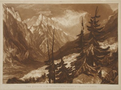Pramen Arveronu od Joseph Mallord William Turner