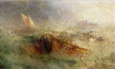 Bouře, asi 1840-45 (olej na plátně) od Joseph Mallord William Turner