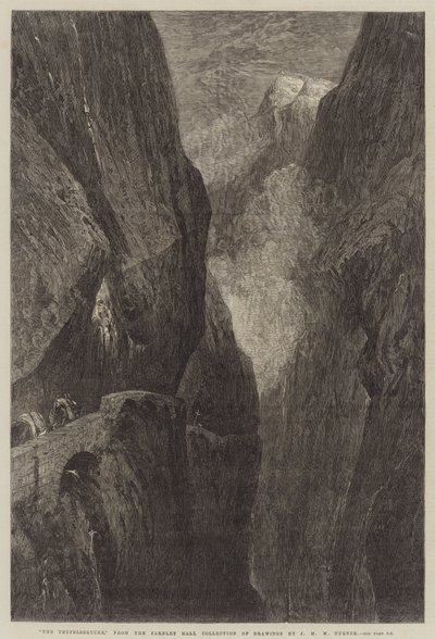 Teufelsbrucke od Joseph Mallord William Turner