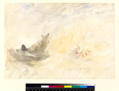 The Whaler, 1845 (wc nad tužkou na papíře) od Joseph Mallord William Turner