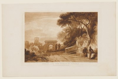 Samařská žena od Joseph Mallord William Turner