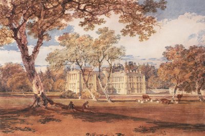 Towneley Hall, kolem roku 1798 od Joseph Mallord William Turner