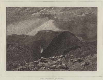 Turnerova kniha studií, Hind Head Hill od Joseph Mallord William Turner