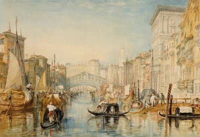 Benátky: Rialto od Joseph Mallord William Turner