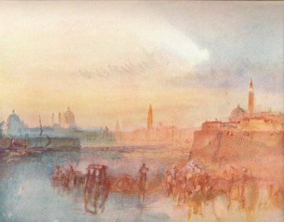 Benátky: Pozdrav od S. Giorgio Maggiore, 1909 od Joseph Mallord William Turner