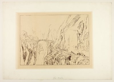 Via Mala od Joseph Mallord William Turner