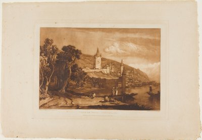Ville de Thun, deska 59 z Knihy studií od Joseph Mallord William Turner