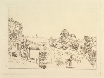 Sběrači řeřichy Liber Studiorum, část XIII, 1819. od Joseph Mallord William Turner