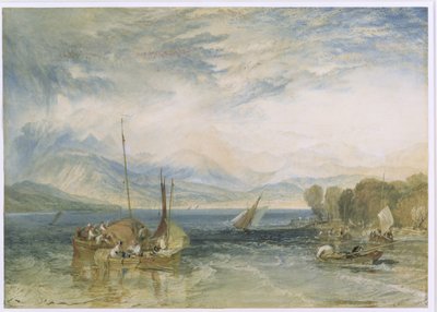 Windermere, 1821 (wc na papíře) (po restaurování) od Joseph Mallord William Turner