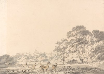 Zámek Windsor a park s jeleny od Joseph Mallord William Turner