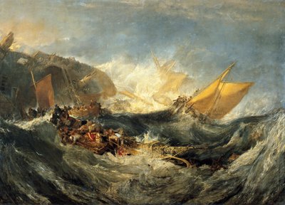 Ztroskotání dopravní lodi, asi 1810 (olej na plátně) od Joseph Mallord William Turner