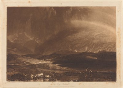 Rašeliniště, Skotsko od Joseph Mallord William Turner and George Clint
