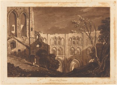Abbey Rivals od Joseph Mallord William Turner and Henry Edward Dawe